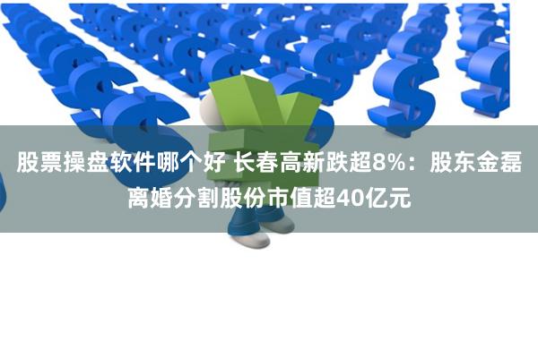 股票操盘软件哪个好 长春高新跌超8%：股东金磊离婚分割股份市值超40亿元